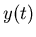 $\displaystyle y(t)$
